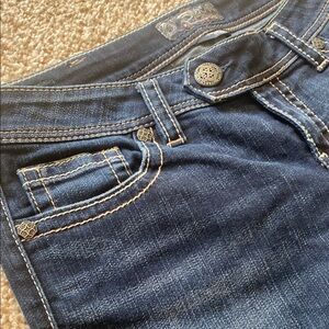 Silver Jeans Tuesday Flap Jeans Dark Wash Low Rise L1528SAF439 S2105 W30/L33